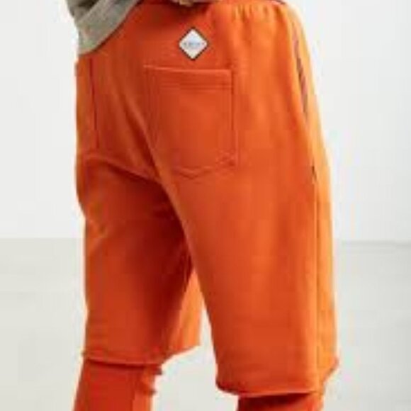NEW Mens Large FairPlay Milford Layered Shorts Pants Orange Urban Outfitters - Picture 2 of 10